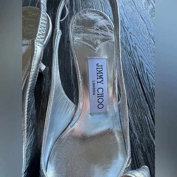 Jimmy Choo Women's Staz 70 Bow Slingback Pumps - Picture 2 of 9